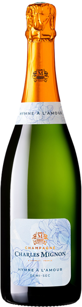 Champagne LHYMNE A LAMOUR Blanc DEMI-SEC von Charles Mignon
