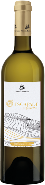 2023 ESCAPADE -  C&ocirc;tes du Roussillon blanc - Terres des Templiers - Rosewein