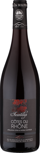 2024 C&ocirc;tes du Rh&ocirc;ne ROUGE Acantalys von Vignerons de Tavel - Rotwein