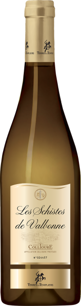 2023 Collioure blanc Les Schistes de Valbonne von Terres des Templiers Wei&szlig;wein