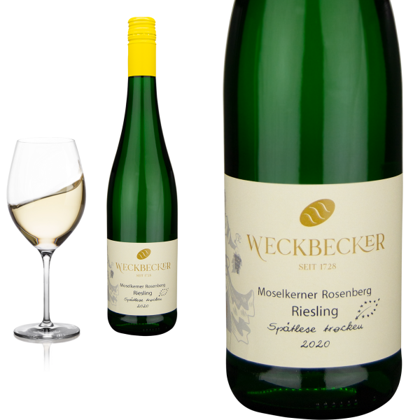 2022 Bio Riesling Mosel trocken von Weingut Weckbecker - Wei&szlig;wein