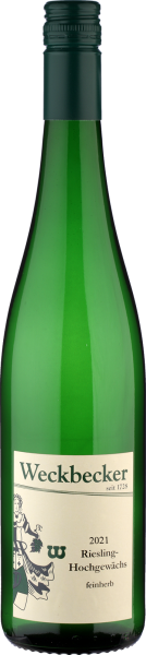 2023 Riesling-Hochgew&auml;chs vom Feuerstein M&uuml;dener Funkenberg feinherb von Weingut Weckbecker - Wei&szlig;wein