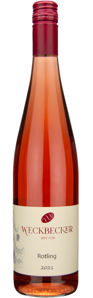 2025 Rotling Mosel  von Weingut Weckbecker - Ros&eacute;wein