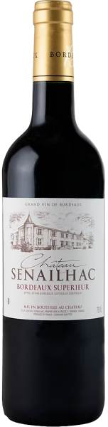 2019 Bordeaux Sup&eacute;rieur Chateau Senailhac   Rotwein
