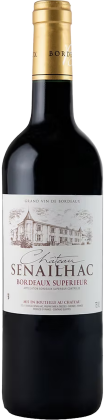 2019 Bordeaux Sup&eacute;rieur Chateau Senailhac   Rotwein