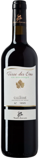 2021 Bio Collioure Terres des Oms vonTerres des Templiers - Rotwein
