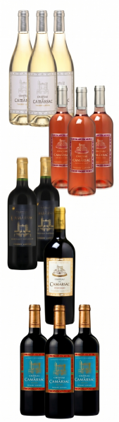 12 Flaschen Sparpaket Ch&acirc;teau de Camarsac - Cuv&eacute;e Prince Noir Ch&acirc;teau de Camarsac - Rotwein
