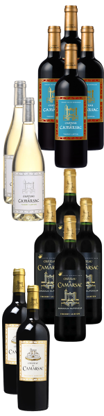 12 Flaschen Sparpaket Ch&acirc;teau de Camarsac - Cuv&eacute;e Prince Noir Ch&acirc;teau de Camarsac - Rotwein