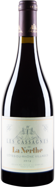 2014 C&ocirc;tes du Rh&ocirc;ne Villages les Cassagnes von la Nerthe - Rotwein