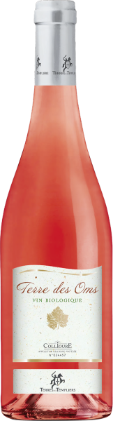 2021 Bio Collioure Ros&eacute; Terres des Oms vonTerres des Templiers - Ros&eacute;wein