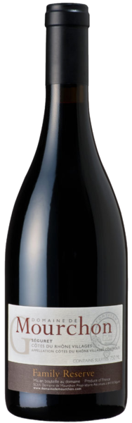 2015 Seguret C&ocirc;tes du Rh&ocirc;ne Villages FAMILY R&Eacute;SERVE Grenache von Domaine de Mourchon  - Rotwein